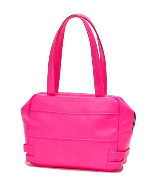 LEATHER RIDERS BAG SMALL Fluorescent