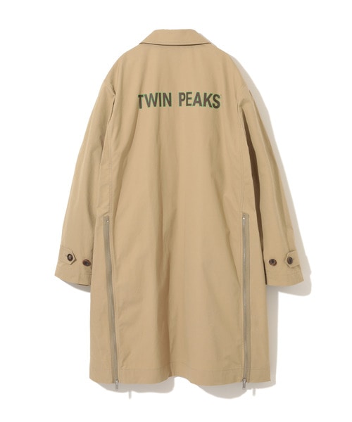 CoｳｪｻﾞｰｻｲﾄﾞZIPｽﾃﾝｶﾗｰｺｰﾄ TWIN PEAKS