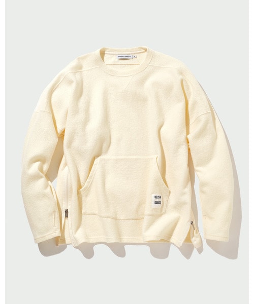 OZISM MONK CREW LONG PULLOVER W/N PILE