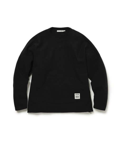 OZISM MONK CREW LONG PULLOVER W/N PILE