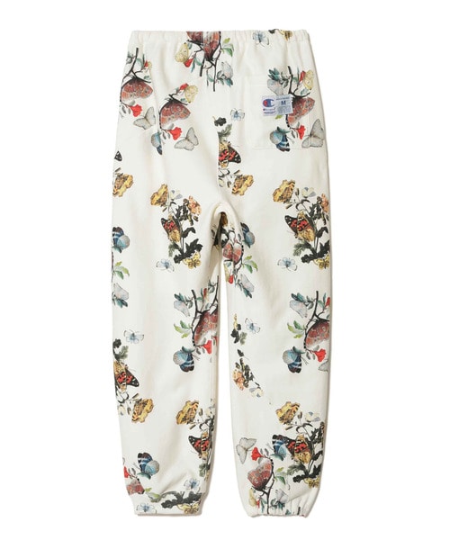 BF総柄11.5ozCP裏毛ﾋﾞｰｽﾞ刺繍ｱｼﾝﾒﾄﾘｰ切替PT