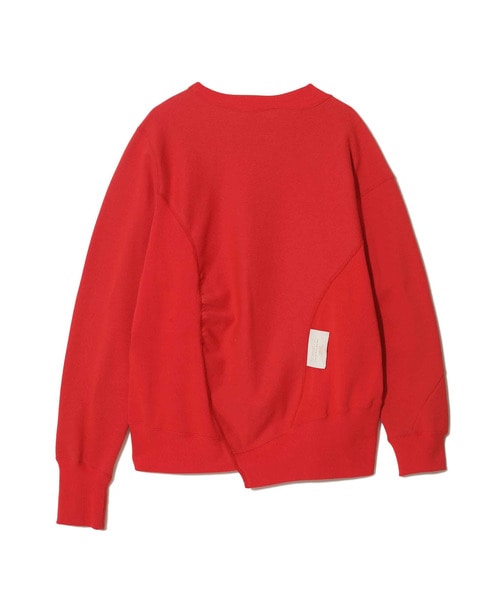 11.5ozCP裏毛ﾋﾞｰｽﾞ刺繍ｱｼﾝﾒﾄﾘｰ切替PO