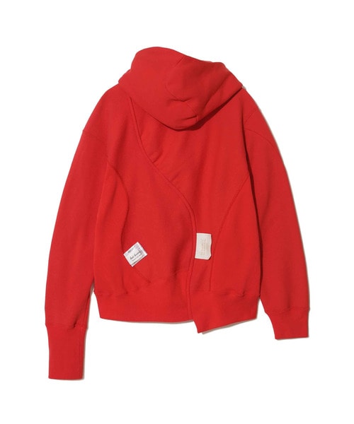 11.5ozCP裏毛ﾋﾞｰｽﾞ刺繍ｱｼﾝﾒﾄﾘｰ切替ZIPPK