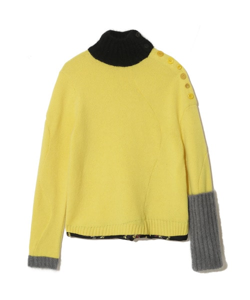 配色ﾊｲﾈｯｸﾆｯﾄ