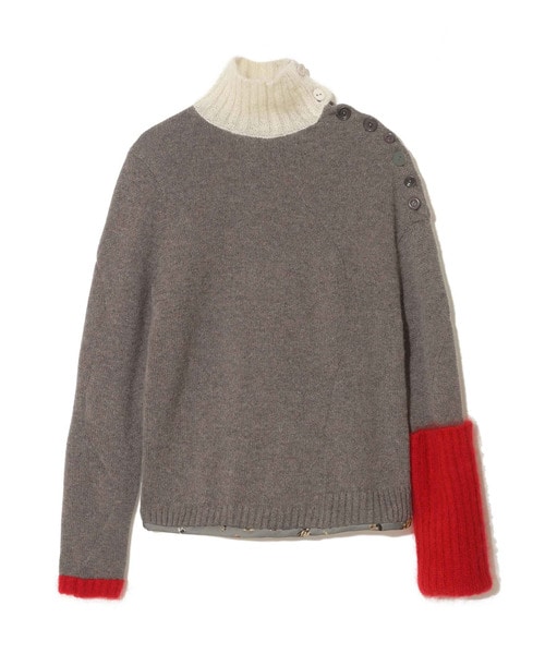 配色ﾊｲﾈｯｸﾆｯﾄ