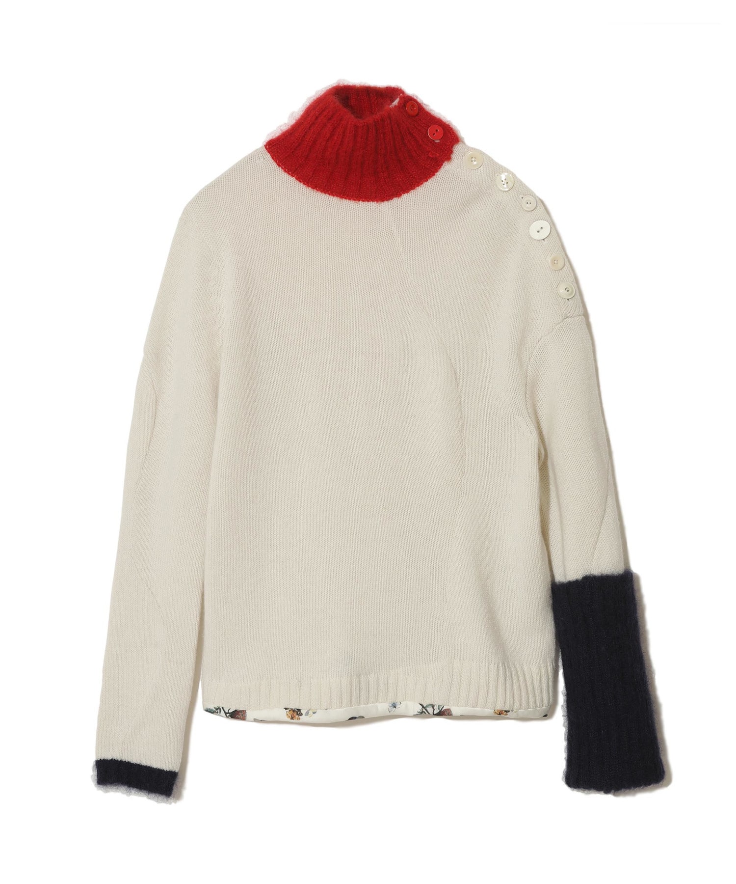 配色ﾊｲﾈｯｸﾆｯﾄ