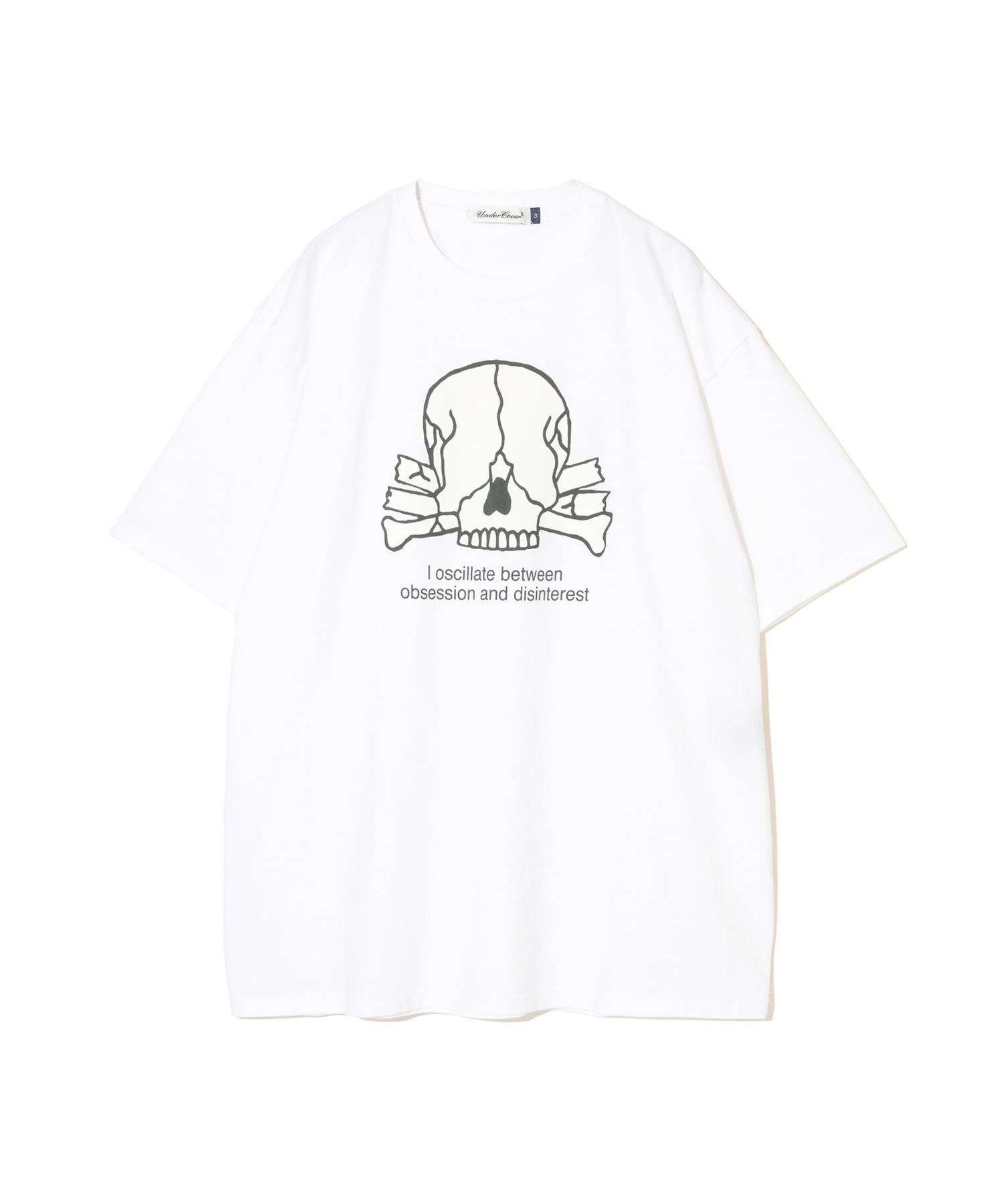 【初期】UNDERCOVER アンダーカバー LINE SKULL Tシャツ ヴィンテージ アンダーカバー 96SS ドクロ期 Tシャツ スカル