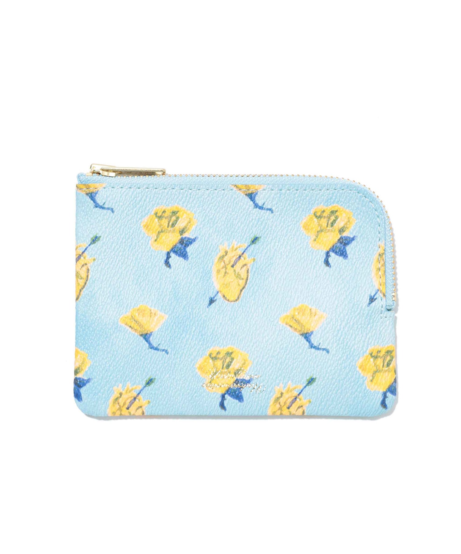 PVC総柄POUCH_S ROSE HEART