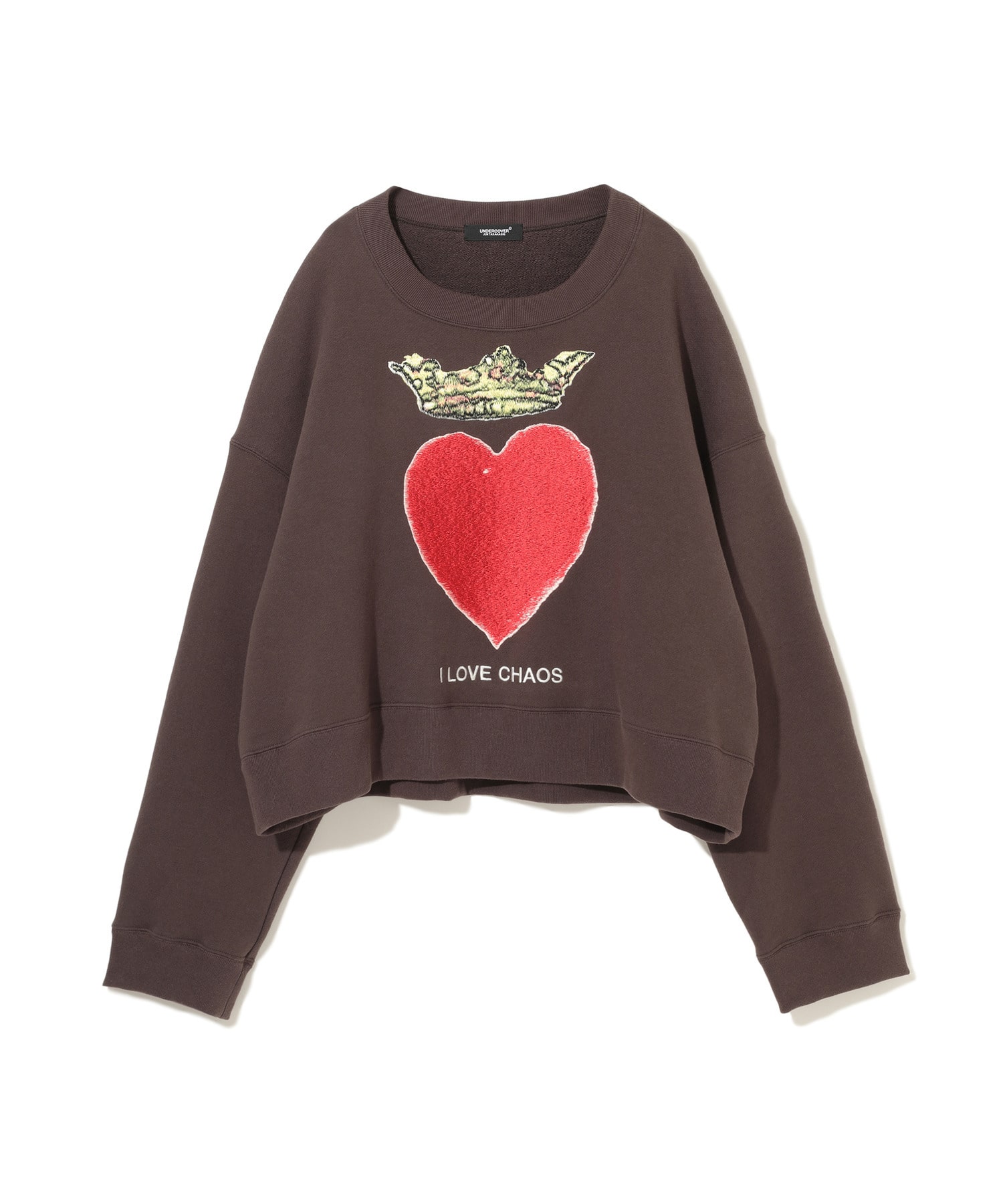 刺繍WIDESHORTSWEAT CrownHeart