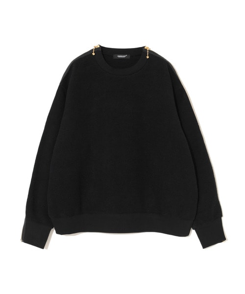 裏毛袖zip切替ﾌﾟﾙｵｰﾊﾞｰ