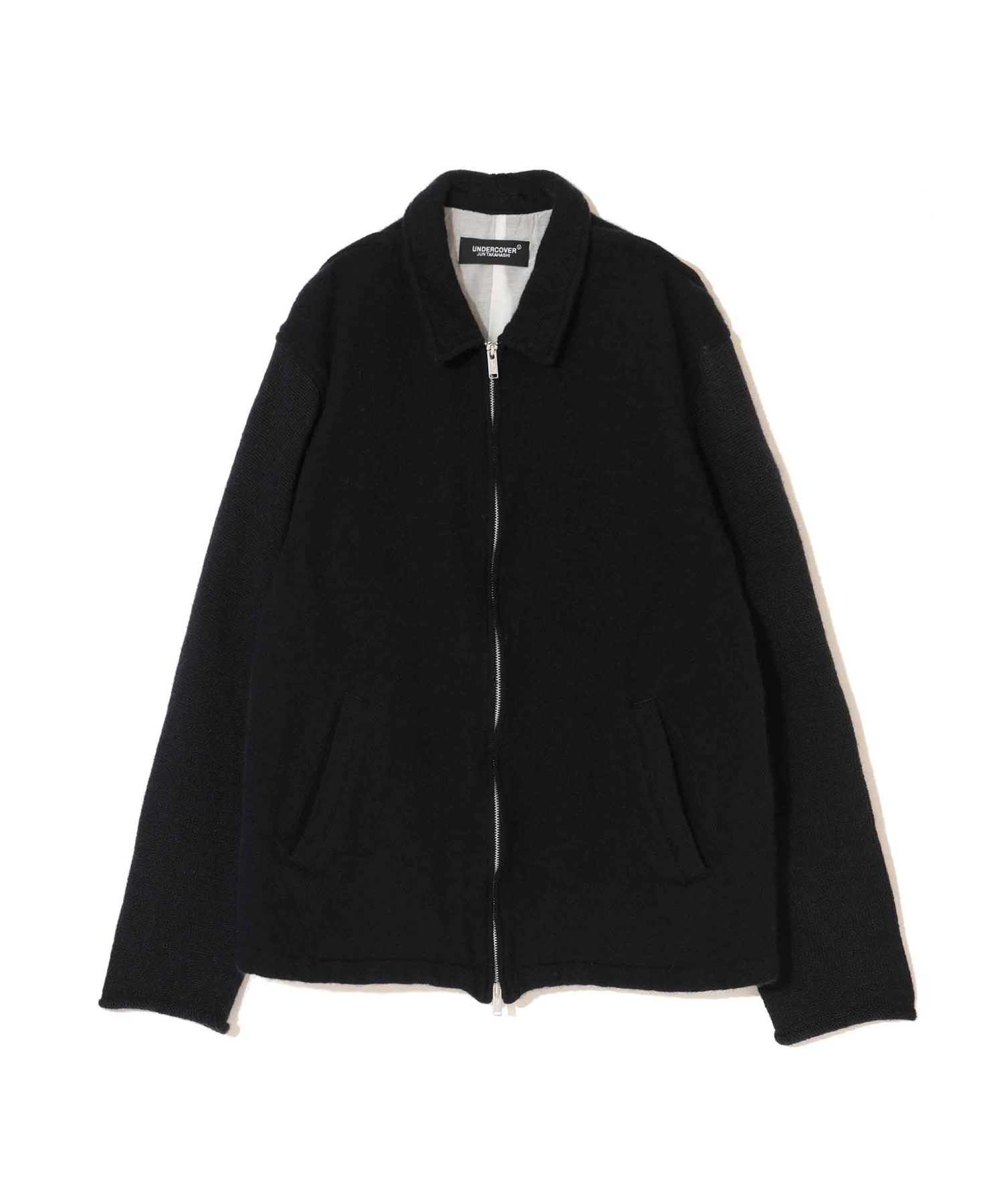 UNDERCOVER カーフスエードパッカリングリブブルゾン UNDERCOVER カーフスエードパッカリングリブブルゾン UNDERCOVER