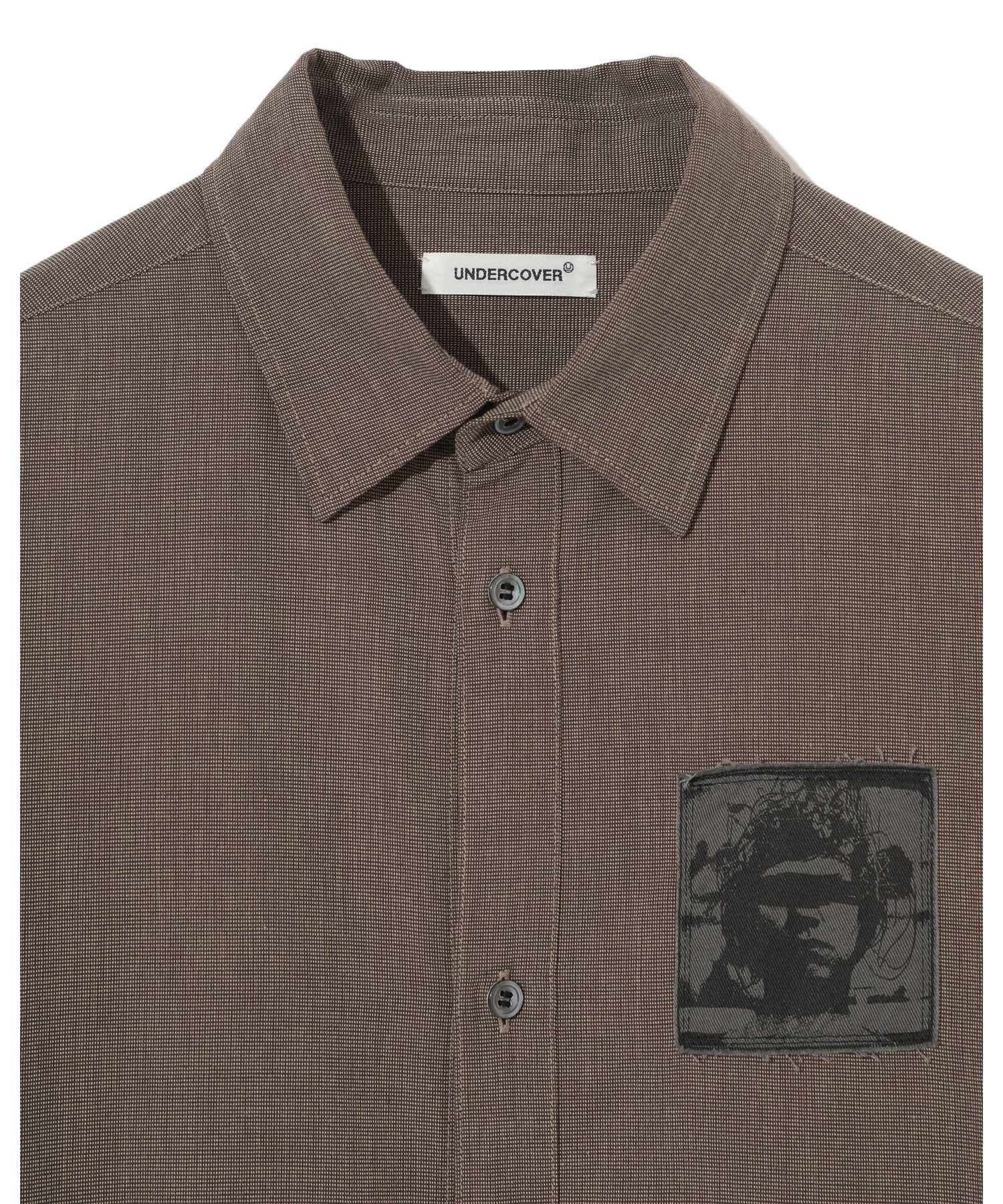 Tシャツ・カットソー UNDERCOVER FW24 Check shirt (UP2D4402 BROWN CK) CHARCOALCK｜UP2E4402｜UNDERCOVER OFFICIAL ONLINE STORE