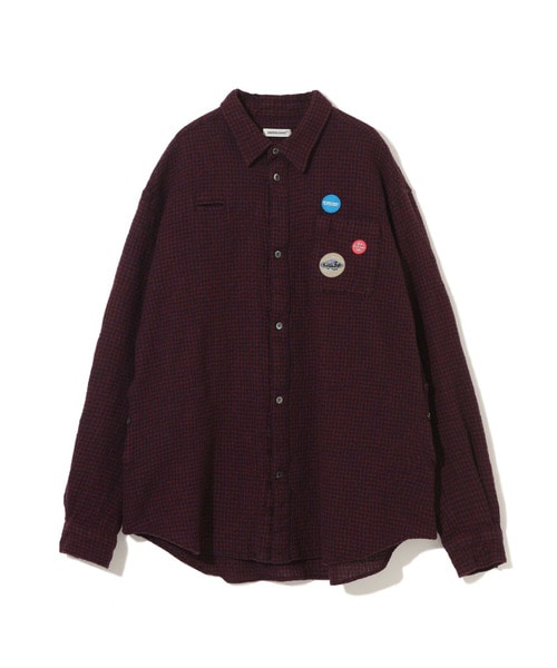 UNDERCOVER 袖ニットチェックブルゾン ハリスツイード UNDERCOVER 袖ニットチェックブルゾン ハリスツイード OUTERWEAR