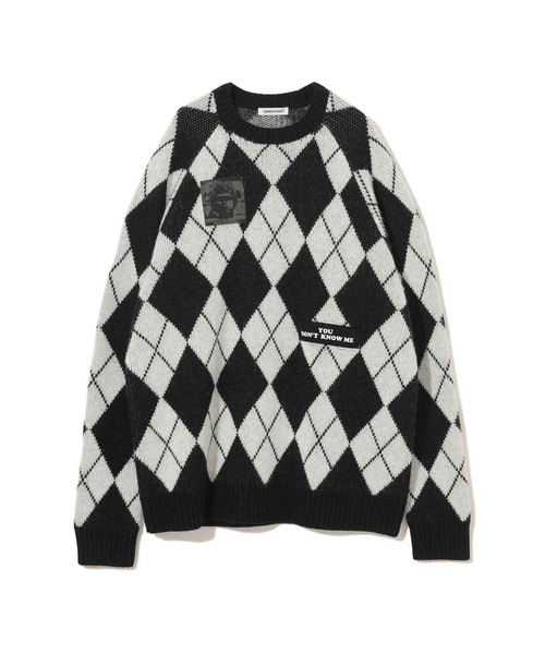 ﾊﾟｯﾁ付ｱｰｶﾞｲﾙｸﾙｰﾆｯﾄ