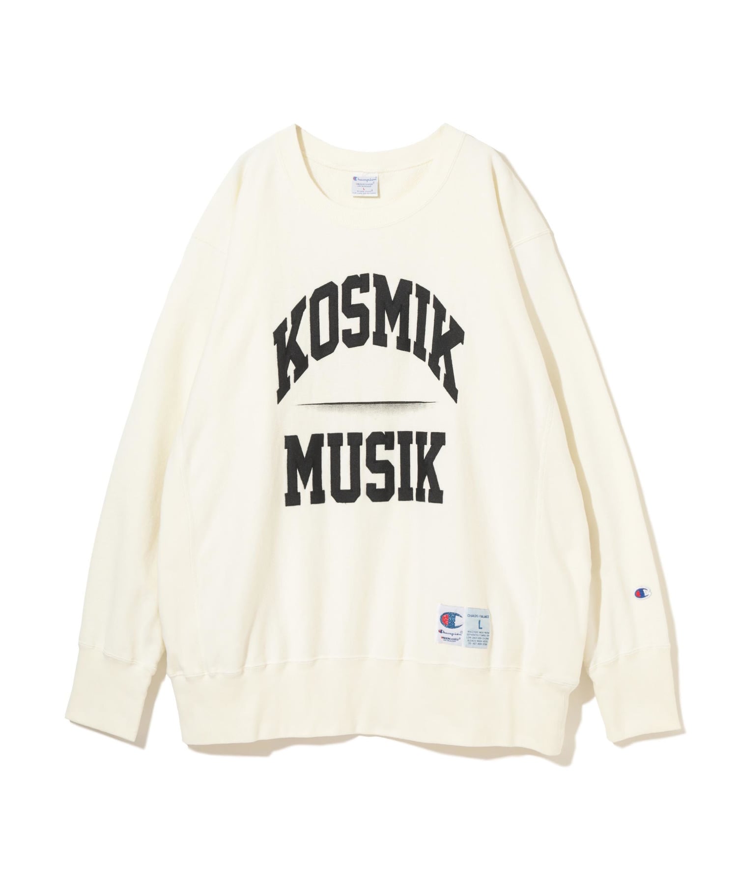 10ozﾁｬﾝﾋﾟｵﾝ裏毛ｻﾃﾝﾊﾟｯﾁｽｳｪｯﾄ KOSMIK MUSIK