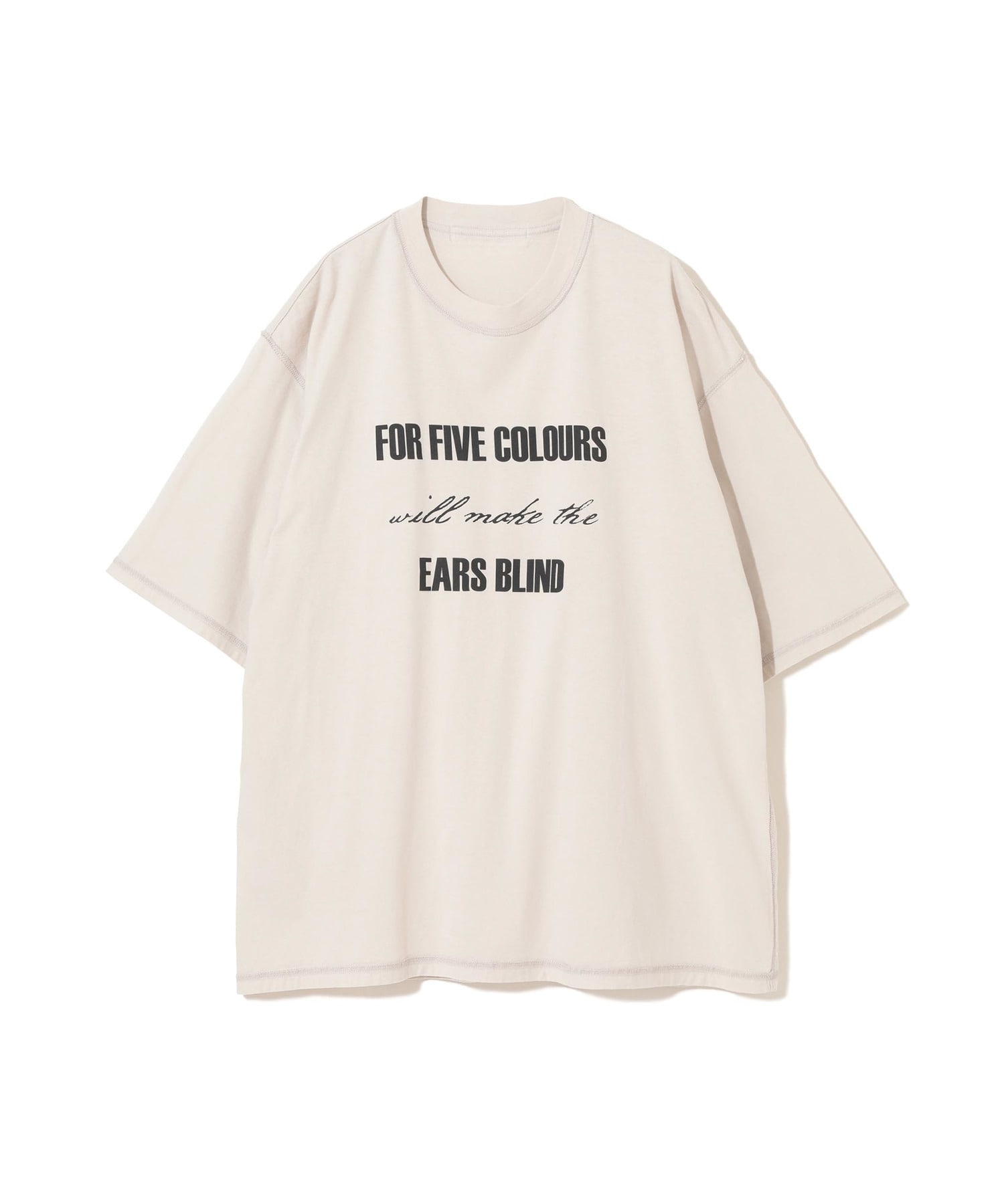 ｲﾝｻｲﾄﾞｱｳﾄTEE FOR FIVE COLOURS