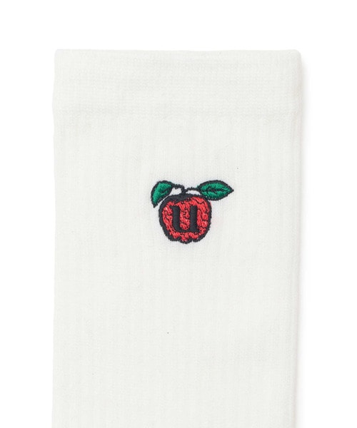 Apple刺繍ﾘﾌﾞｿｯｸｽ