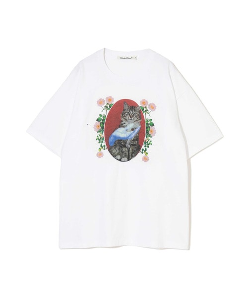 TEE Flowerframe Cat
