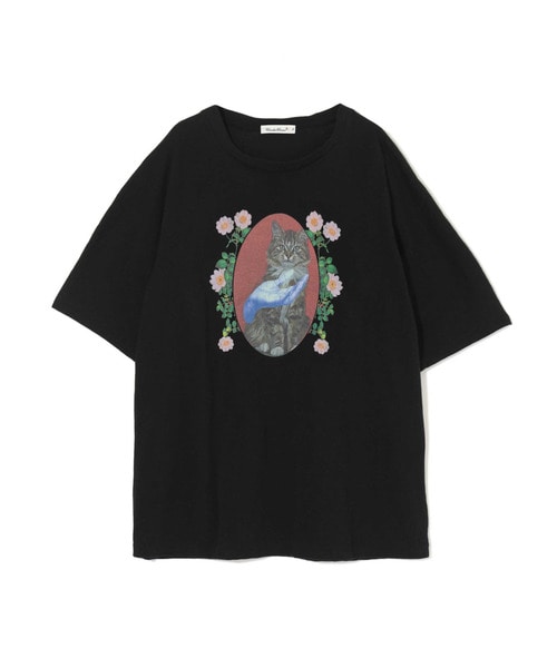 TEE Flowerframe Cat
