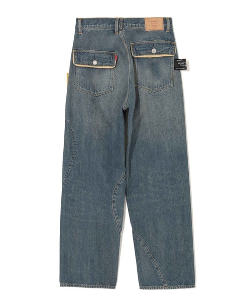 加工ﾃﾞﾆﾑﾊﾟﾝﾂ INDIGO/BLACK