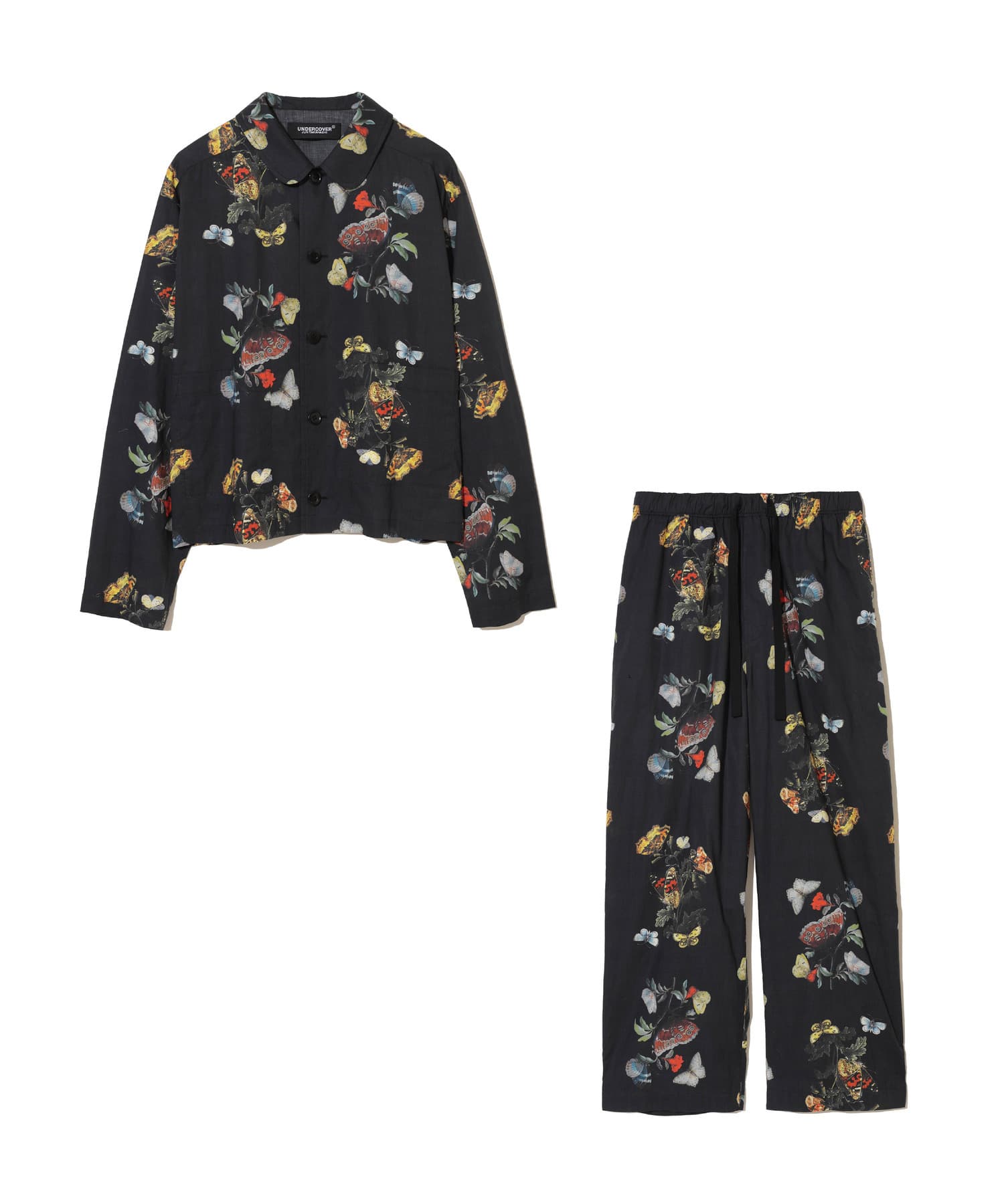 Butterfly総柄Coﾛｰﾝﾊﾟｼﾞｬﾏ