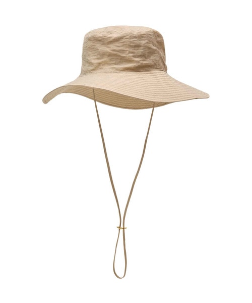 ﾗｲﾅｰ総柄ﾜｲﾄﾞﾌﾞﾘﾑHAT