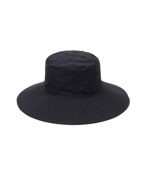 ﾗｲﾅｰ総柄ﾜｲﾄﾞﾌﾞﾘﾑHAT