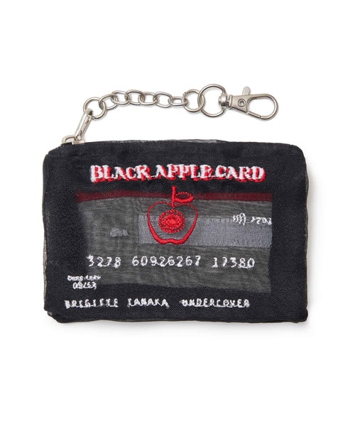 POUCH BLACK APPLE CARD