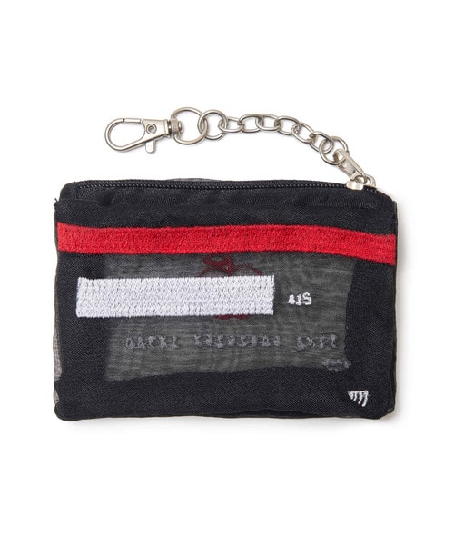 POUCH BLACK APPLE CARD