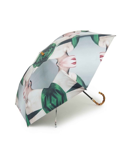 ｸﾞﾚｰｽ総柄折畳日傘