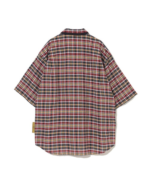 ｲﾝﾄﾞｺｯﾄﾝCKﾀﾞﾌﾞﾙｶﾗｰ半袖ｼｬﾂ