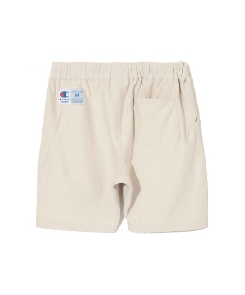 10ozChampion裏毛ﾋﾞｰｽﾞ刺繍切替SHORTS