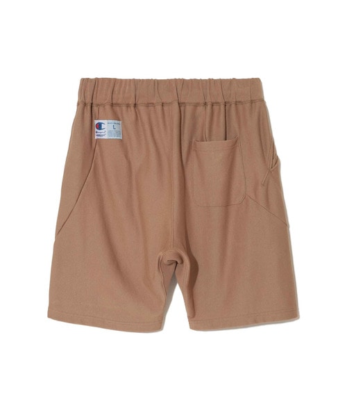 10ozChampion裏毛ﾋﾞｰｽﾞ刺繍切替SHORTS