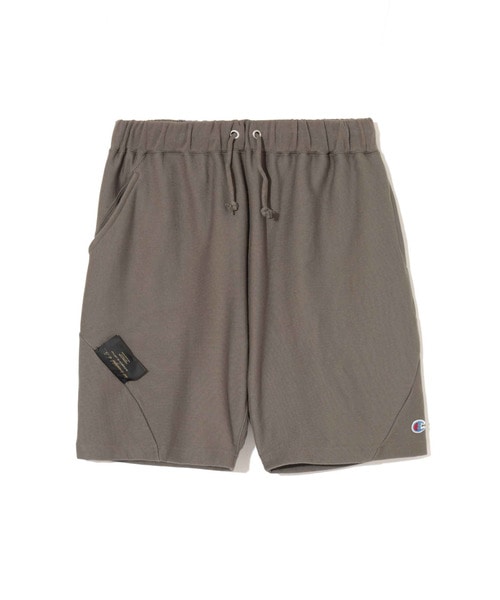 10ozChampion裏毛ﾋﾞｰｽﾞ刺繍切替SHORTS