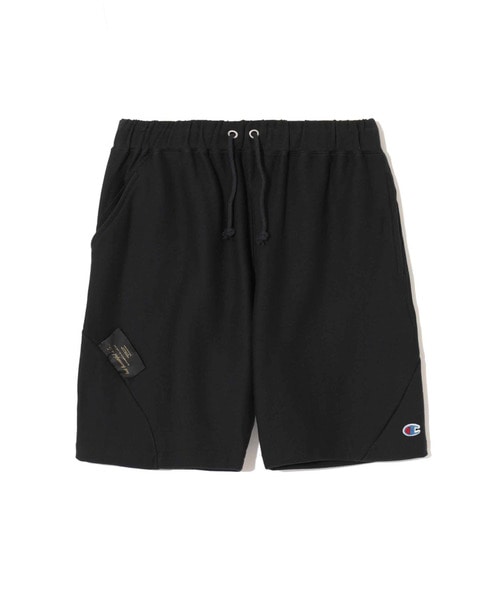 10ozChampion裏毛ﾋﾞｰｽﾞ刺繍切替SHORTS