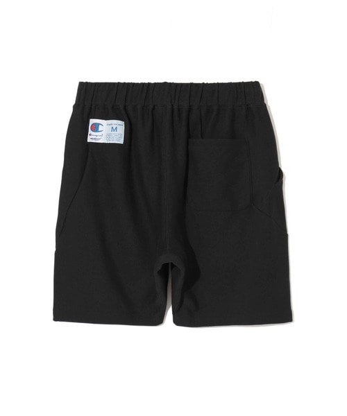 10ozChampion裏毛ﾋﾞｰｽﾞ刺繍切替SHORTS