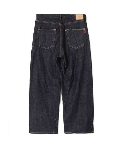 ﾘﾘｯｸ刺繍ﾘｼﾞｯﾄﾃﾞﾆﾑﾜｲﾄﾞﾊﾟﾝﾂ