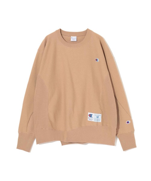 10ozChampion裏毛ﾋﾞｰｽﾞ刺繍切替長袖PO