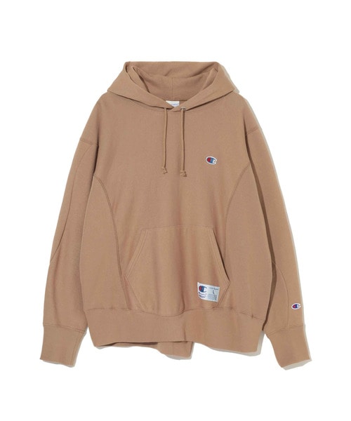10ozChampion裏毛ﾋﾞｰｽﾞ刺繍切替HOODIE