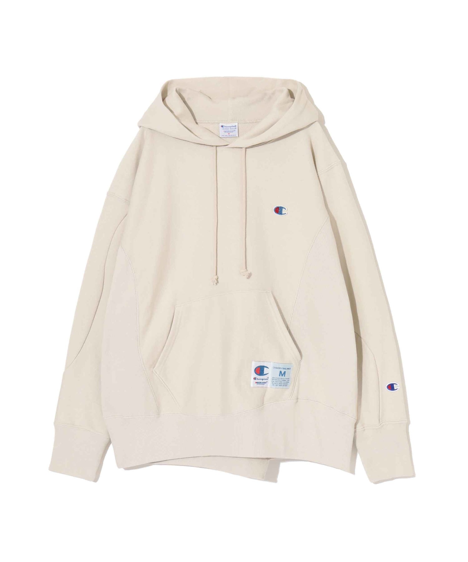 10ozChampion裏毛ﾋﾞｰｽﾞ刺繍切替HOODIE