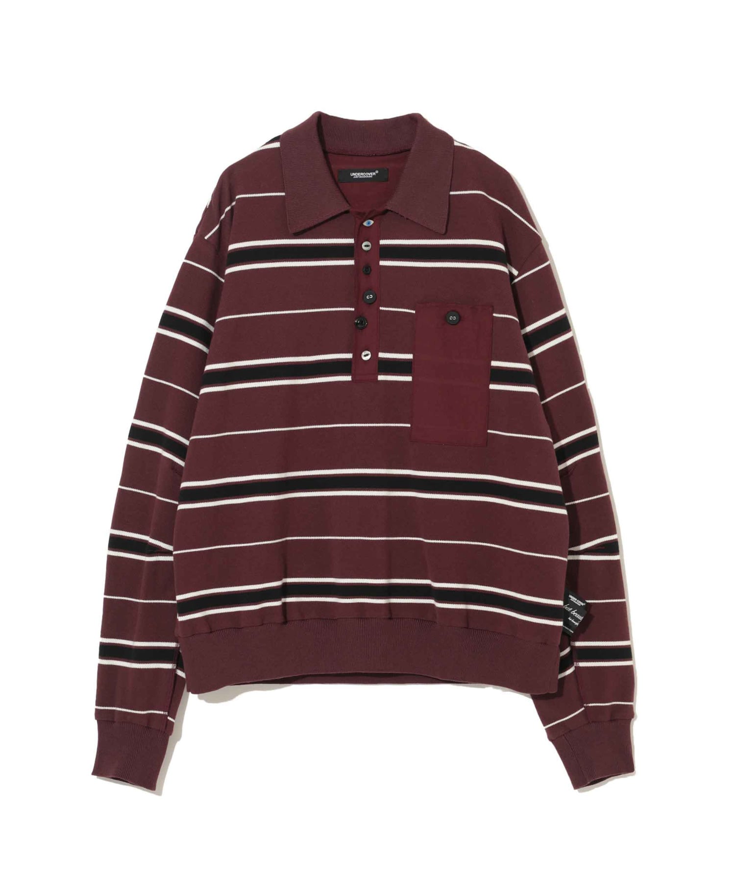 ｶﾉｺﾎﾞｰﾀﾞｰ長袖ﾎﾟﾛｼｬﾂ