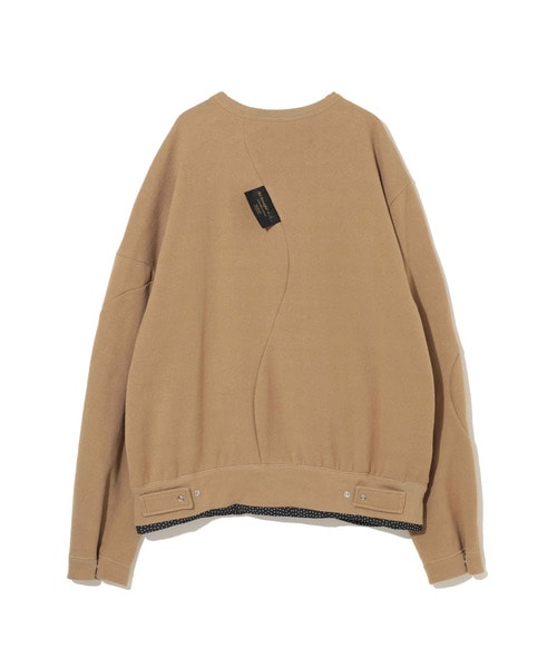 T/Cﾊﾟｲﾙ起毛ｸﾙｰｶｰﾃﾞｨｶﾞﾝ