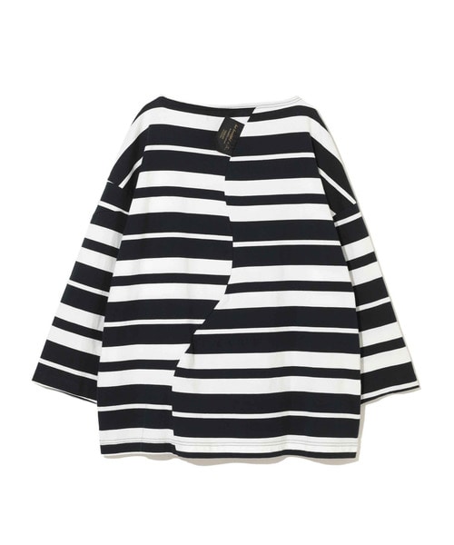 度詰ﾗﾝﾀﾞﾑﾎﾞｰﾀﾞｰﾎﾞｰﾄﾈｯｸ8分袖CS