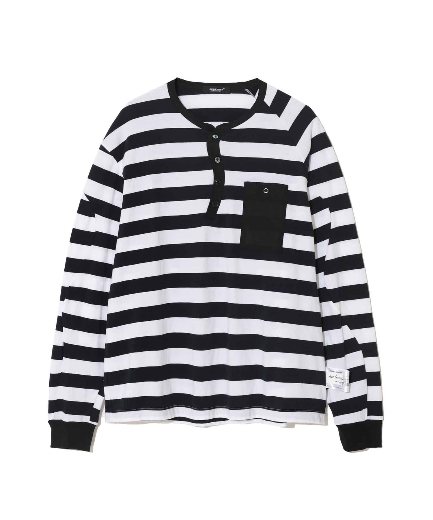 C/Caﾎﾞｰﾀﾞｰ天竺ﾍﾝﾘｰﾈｯｸLSTEE