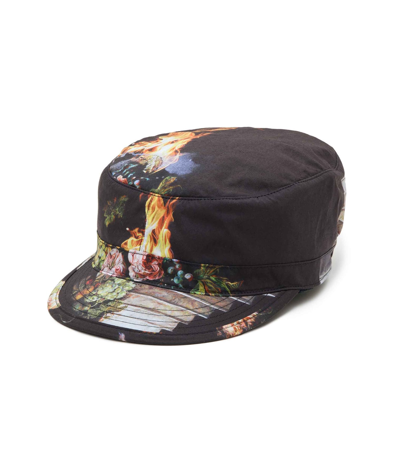 CorduraBackSatinﾜｰｸｷｬｯﾌﾟ EMMA総柄