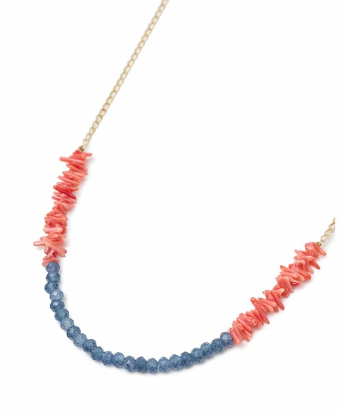 ﾋﾞｰｽﾞﾈｯｸﾚｽ BLU/RED/BK M