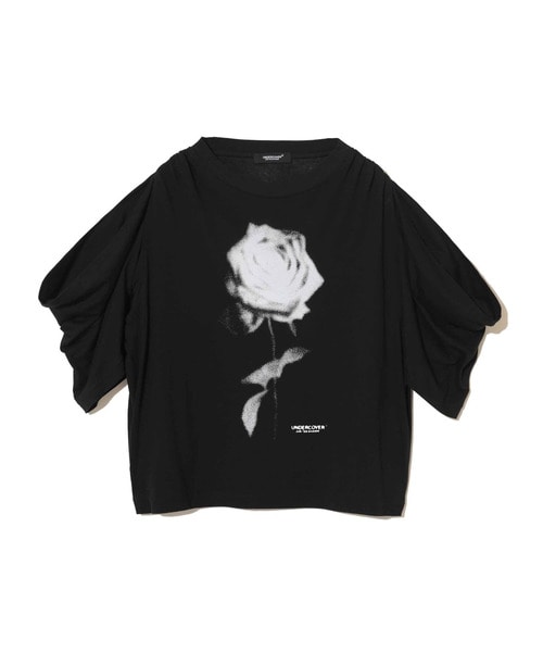 ｶﾞｰｾﾞ天竺ｵｰﾌﾟﾝﾄﾞﾚｰﾌﾟSSCS ROSE