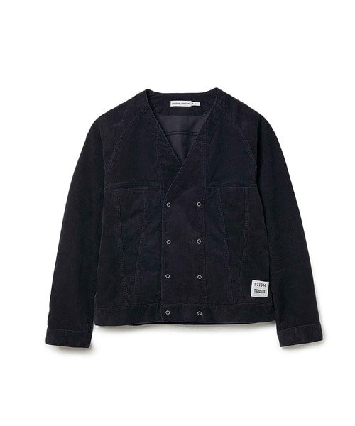 OZISM MONK BLOUSON COTTON CORDSULFUR DYE