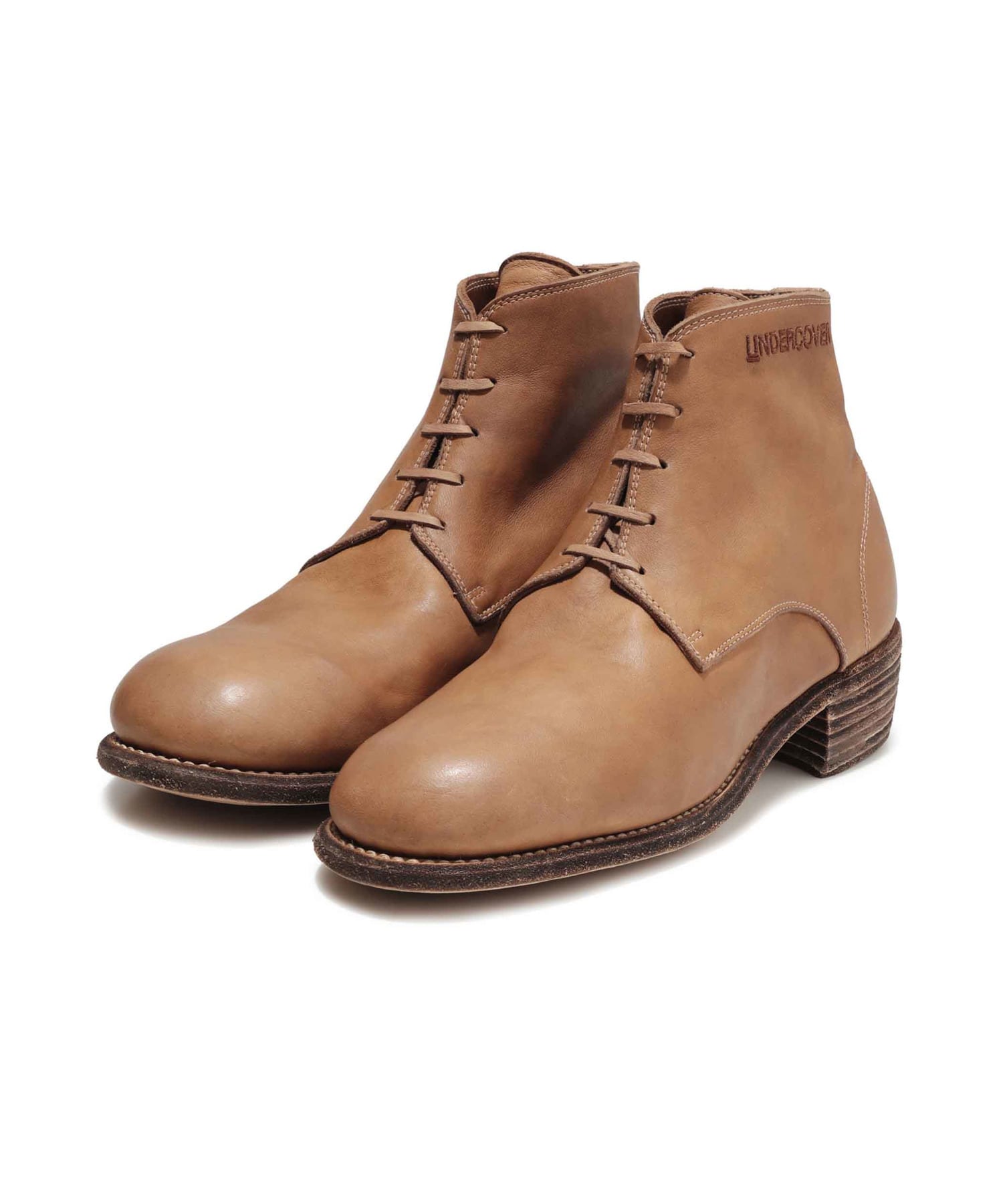 HORSE FULL GRAIN LACED UP BOOTS