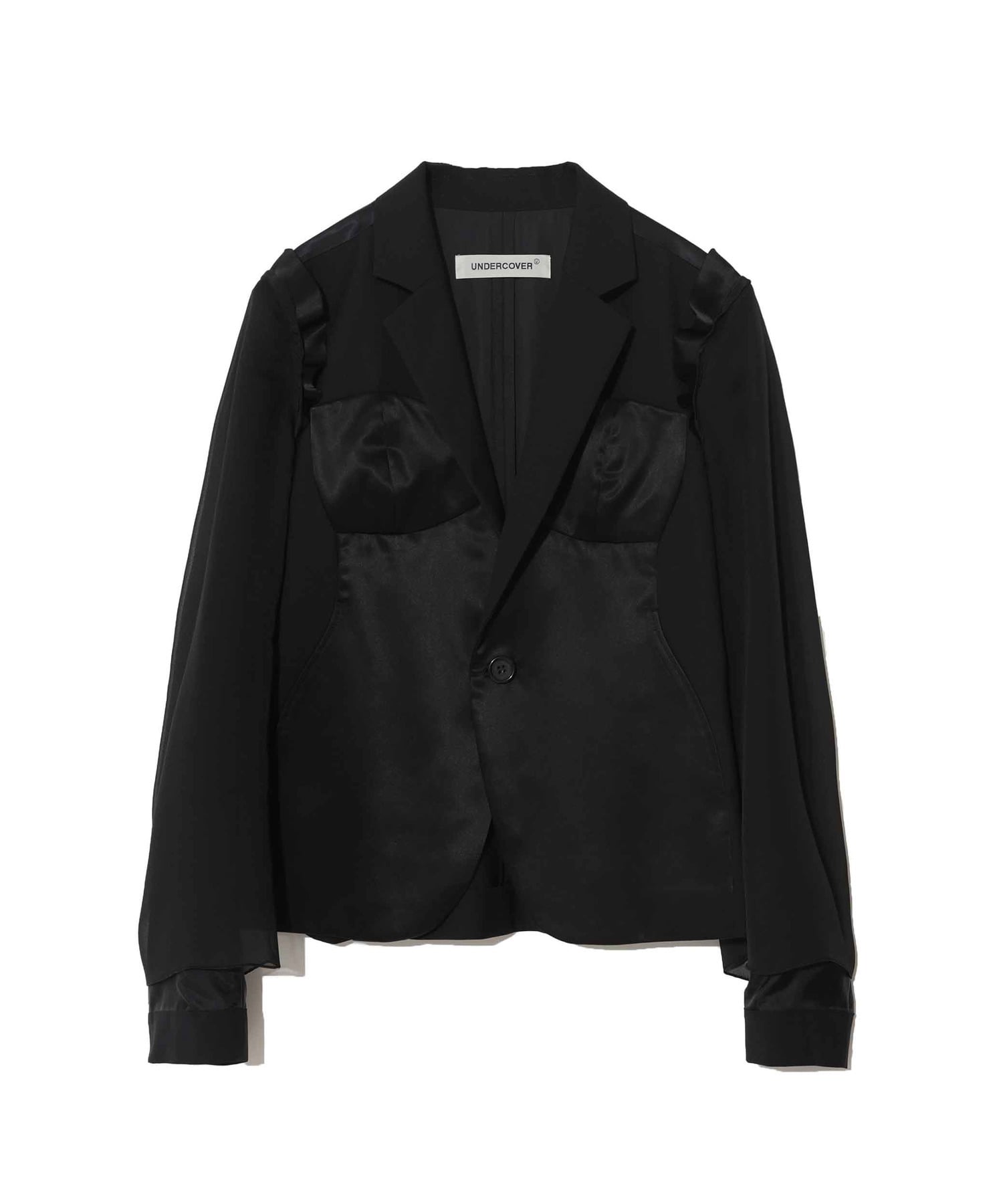 W/Peﾄﾛ袖GCｶｻﾈﾋﾞｽﾁｪJKT